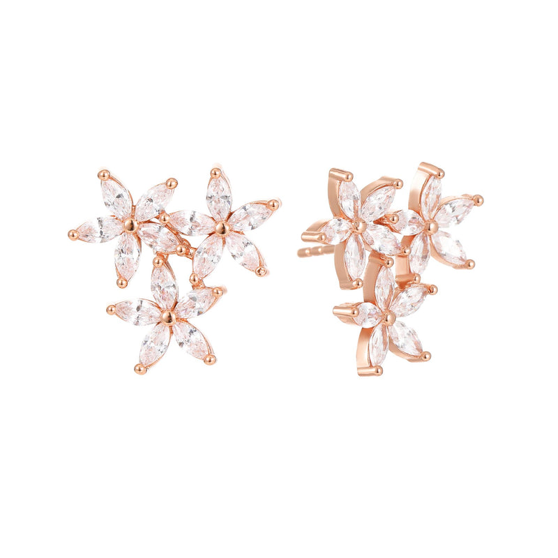 Bloom Earrings Rose Gold