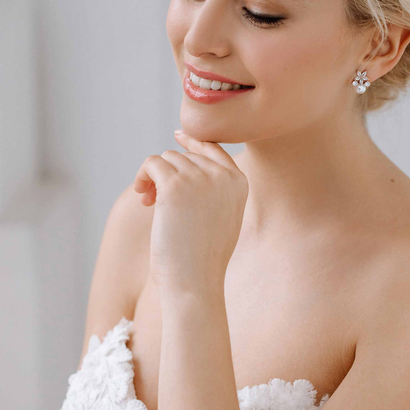 Fleur Bridal Rose Gold Set