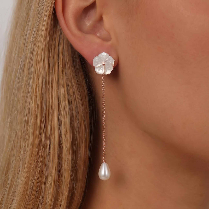 Blush Promise Drop Earrings