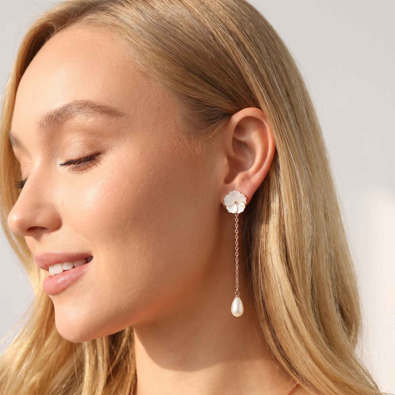 Blush Promise Drop Earrings