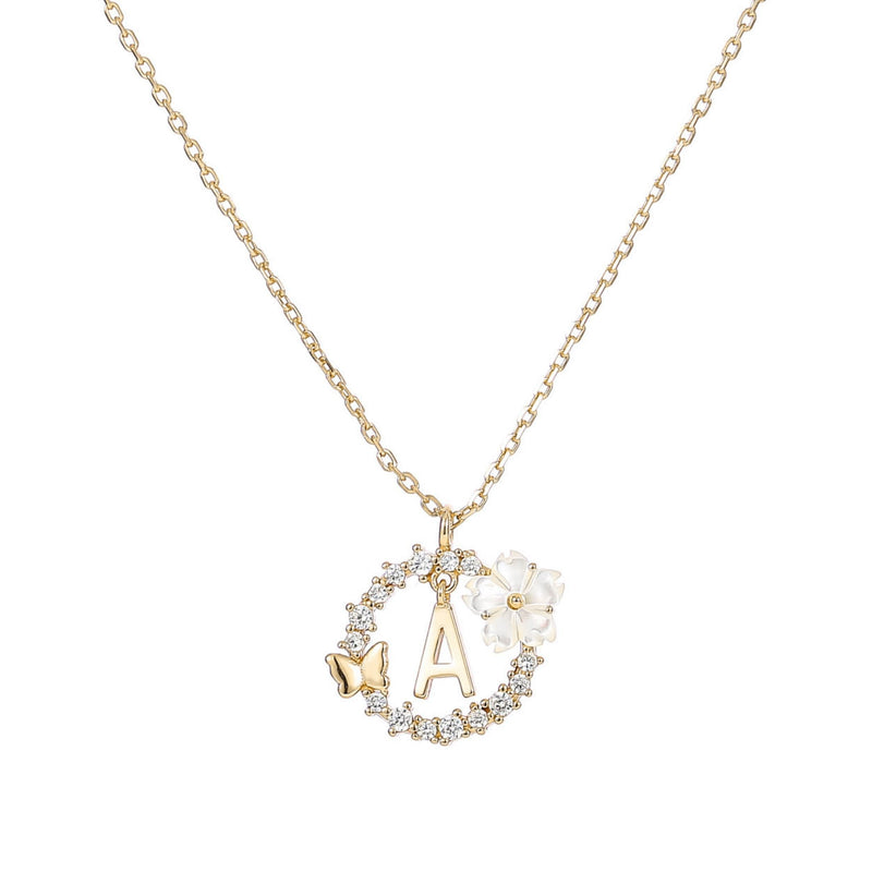Letter Necklace - Gold