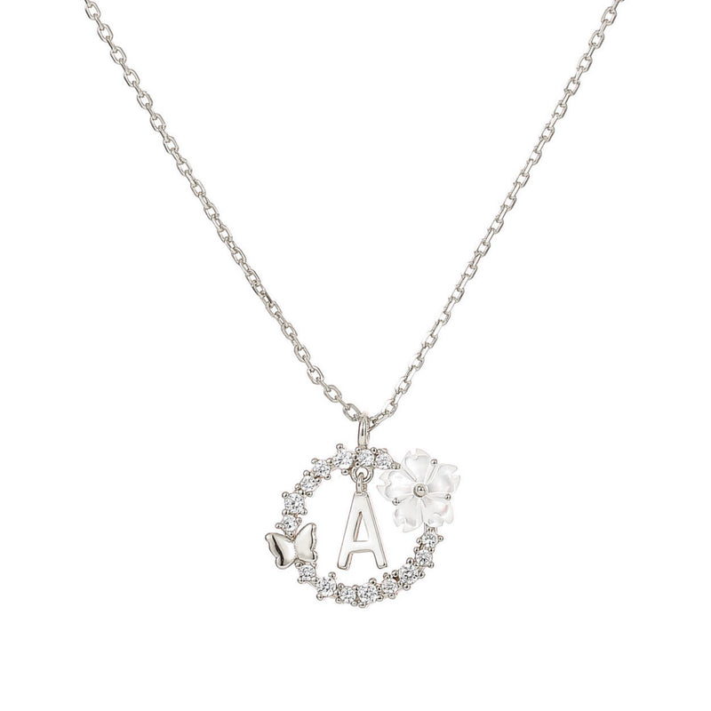 Letter Necklace - Silver