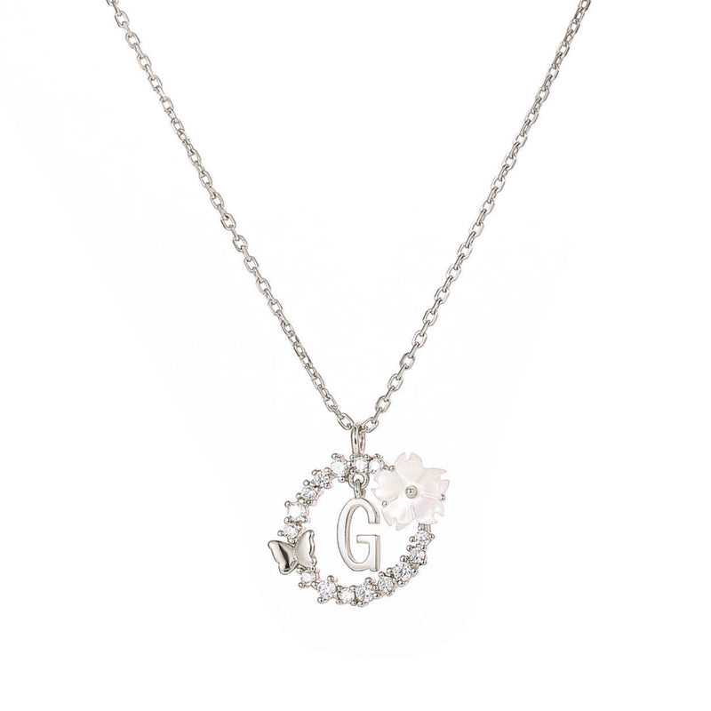 Letter Necklace - Silver