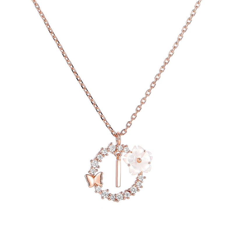 Letter Necklace, Sparkle Earrings and Bracelet Bundle