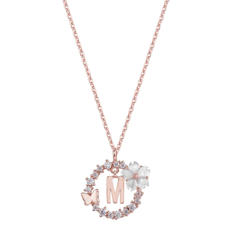 Letter Necklace, Sparkle Earrings Bundle