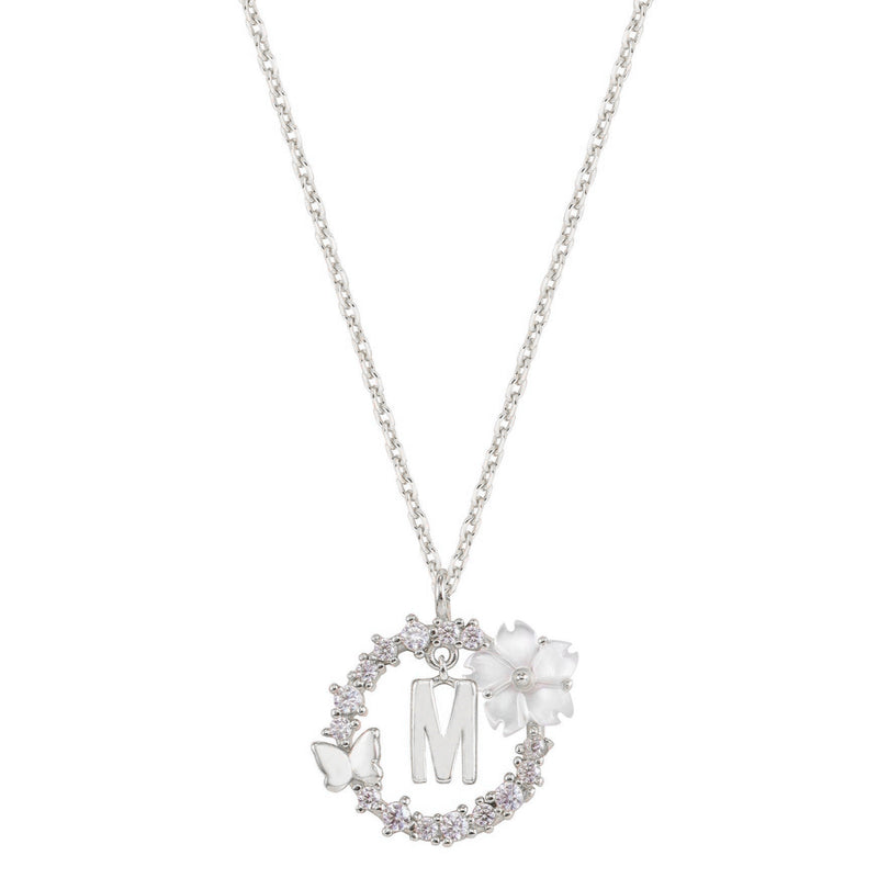 Silver Letter Necklace
