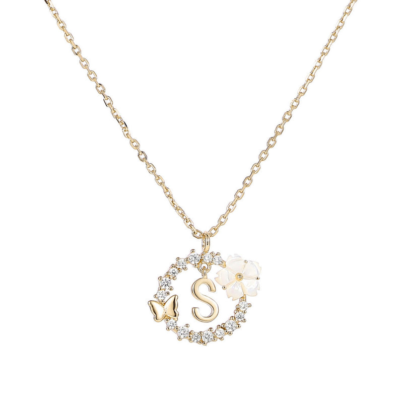 Letter Necklace - Gold