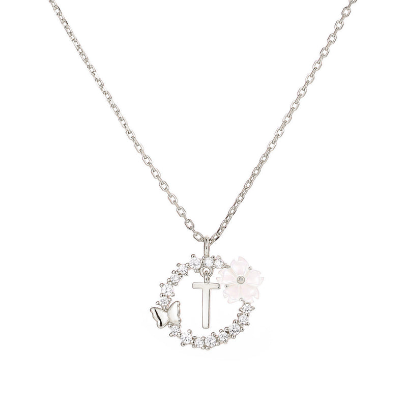Letter Necklace - Silver