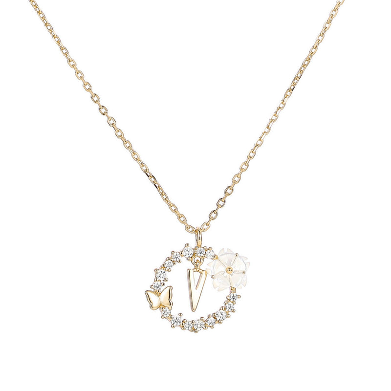 Letter Necklace - Gold