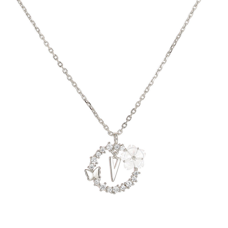 Letter Necklace - Silver