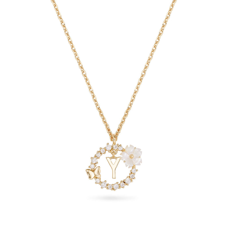 Letter Necklace - Gold