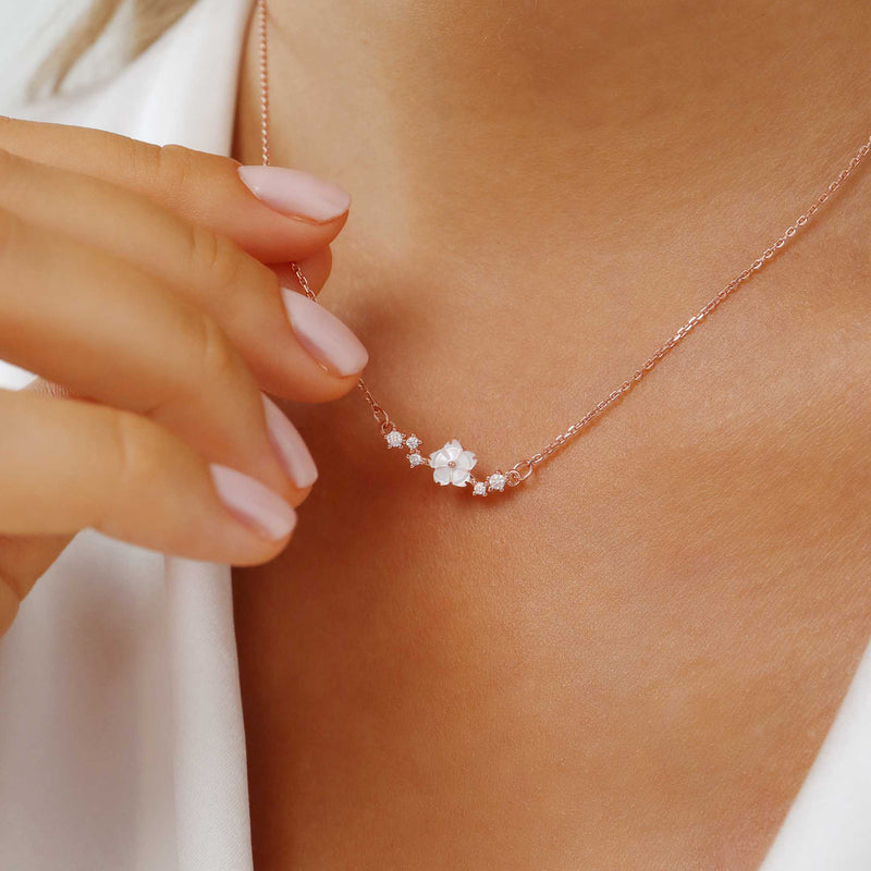 Rose Gold Sparkle Necklace