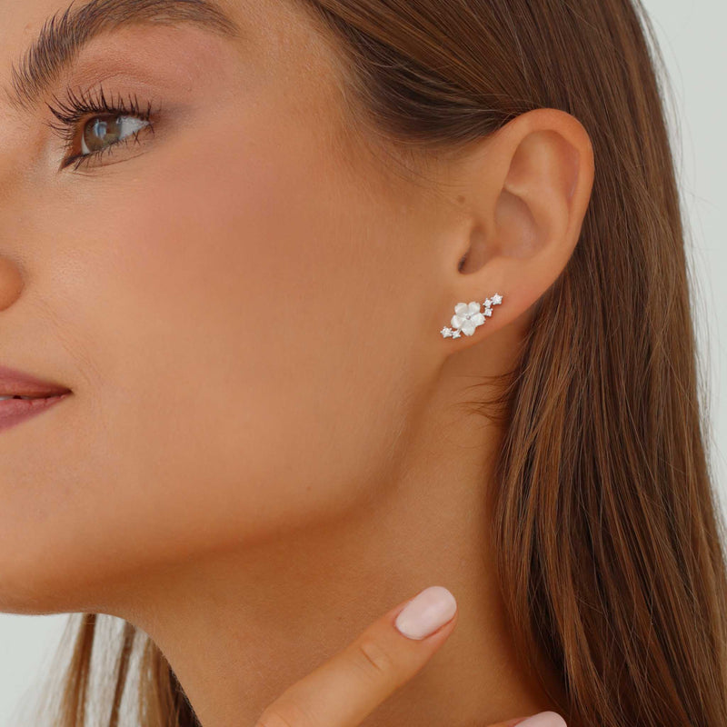 Sparkle Earrings - Silver