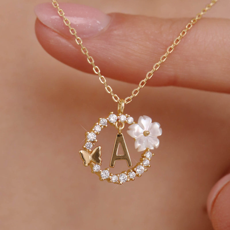 Letter Necklace - Gold