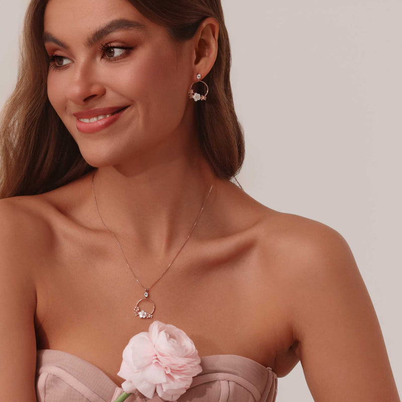 Emilia Earrings Rose Gold