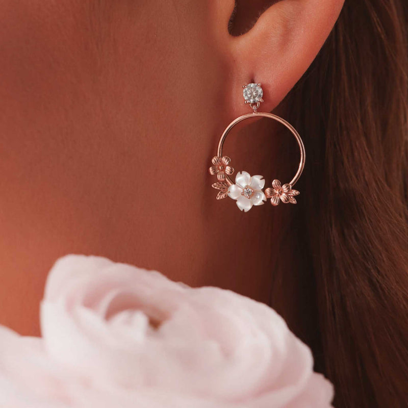 Emilia Earrings Rose Gold