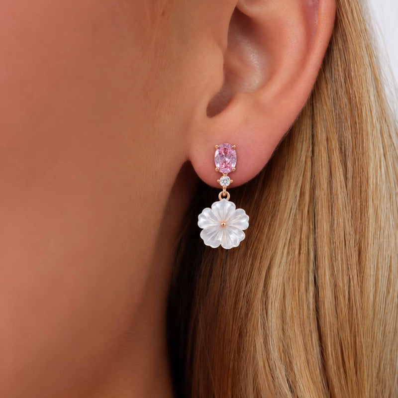 Pink Bloom Earrings