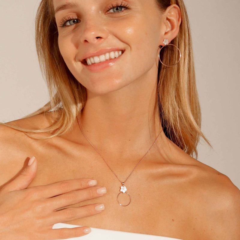 Forever Earrings Rose Gold