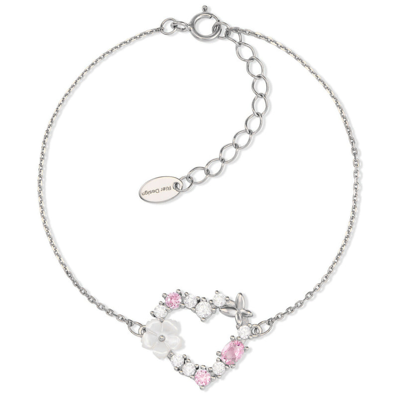 Silver Heart Bracelet