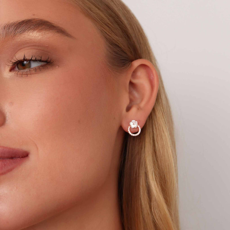 Blooming Circle Earrings