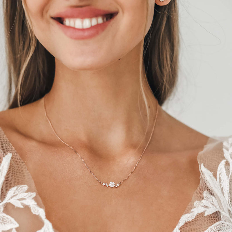Rose Gold Sparkle Necklace