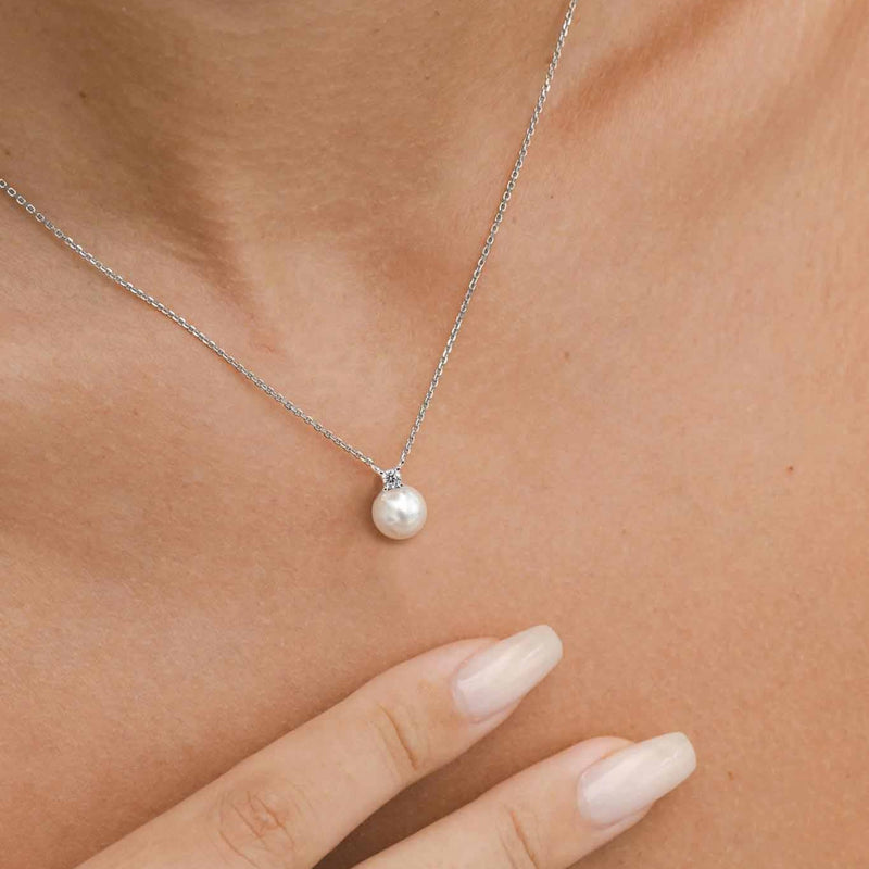 Perla Necklace - Silver