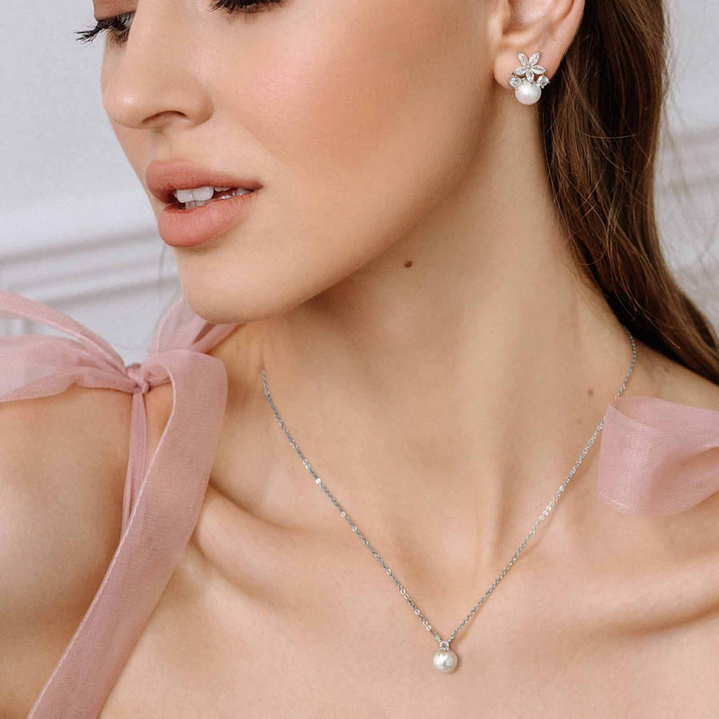 Fleur Bridal Silver Set