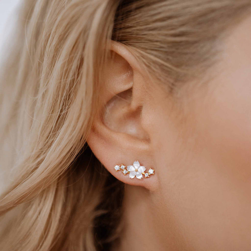 Gold Sparkle Earrings