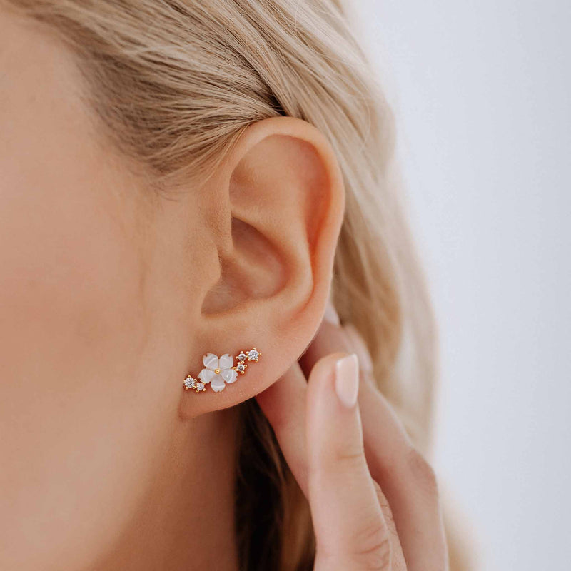 Gold Sparkle Earrings