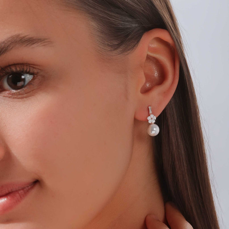 Blush Petal Earrings