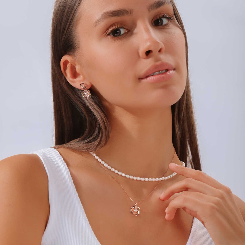 Blooming Magnolia Earrings