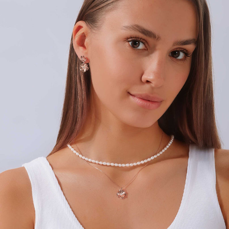 Blooming Magnolia Earrings