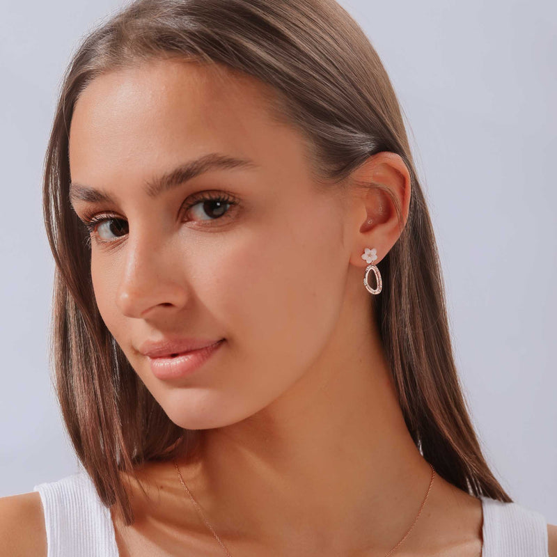 Amour Earrings Rose Gold