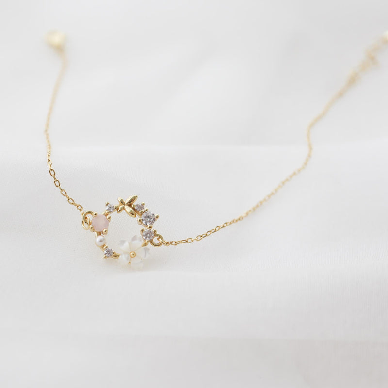 Gold Spring Flower Bracelet