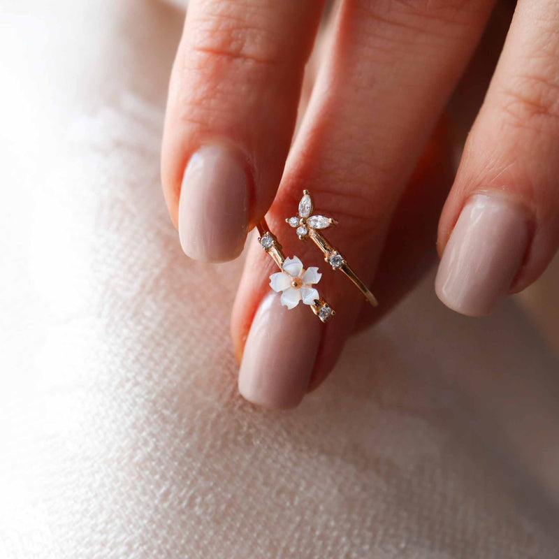 Butterfly Ring Rose Gold