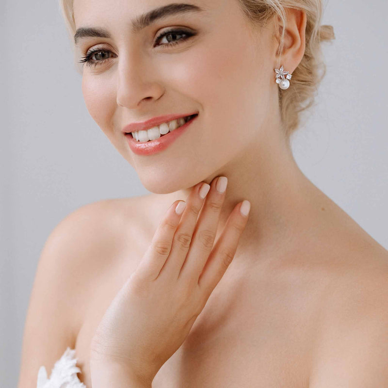 Fleur Bridal Silver Set