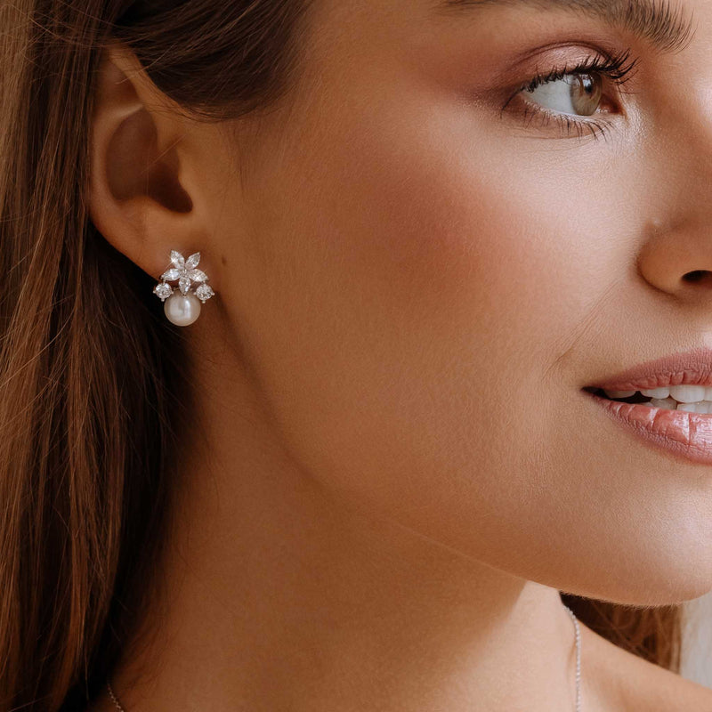 Fleur Bridal Silver Set