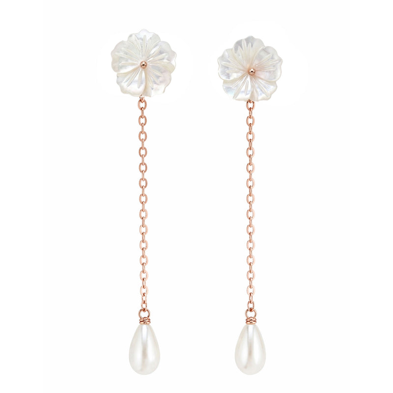 Blush Promise Drop Earrings