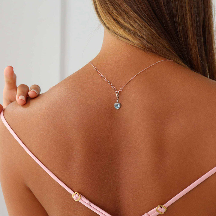Something Blue Heart Charm