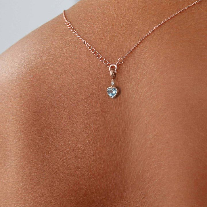 Something Blue Heart Charm