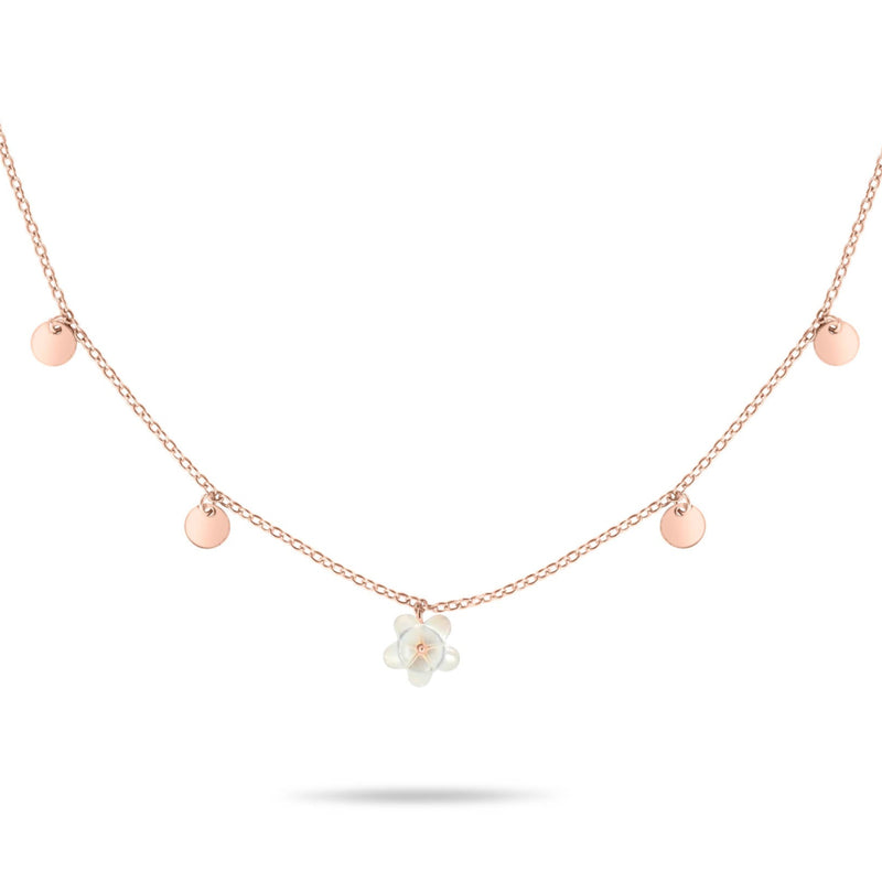 Dots Necklace Rose Gold