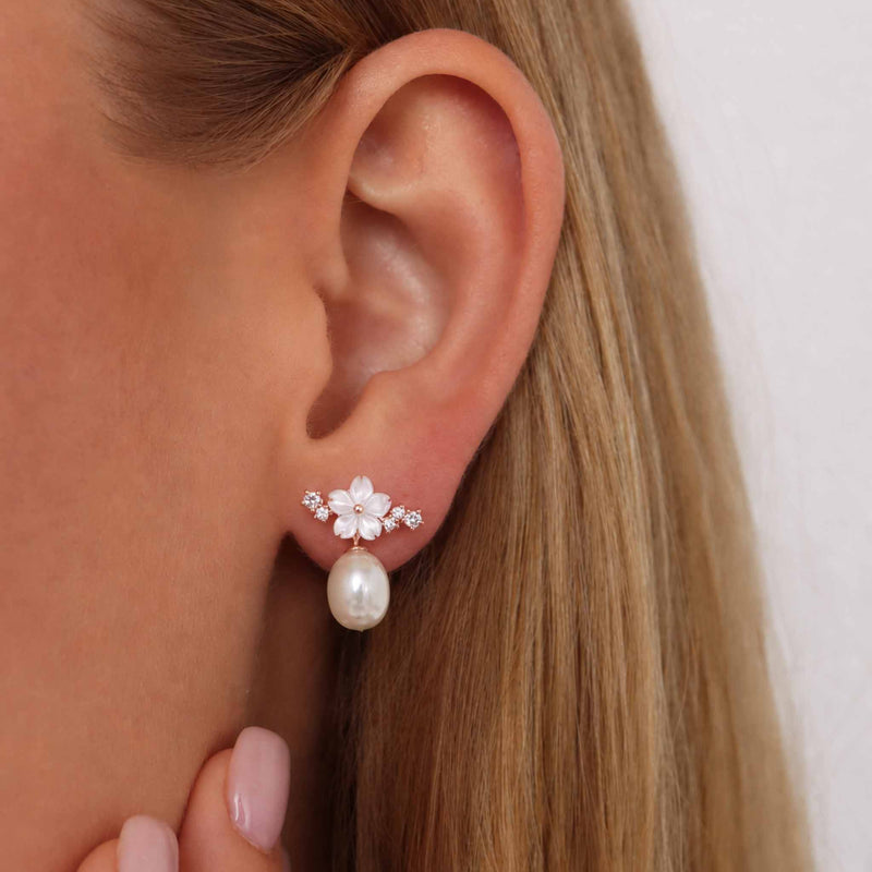 Sparkle Pearl Earrings