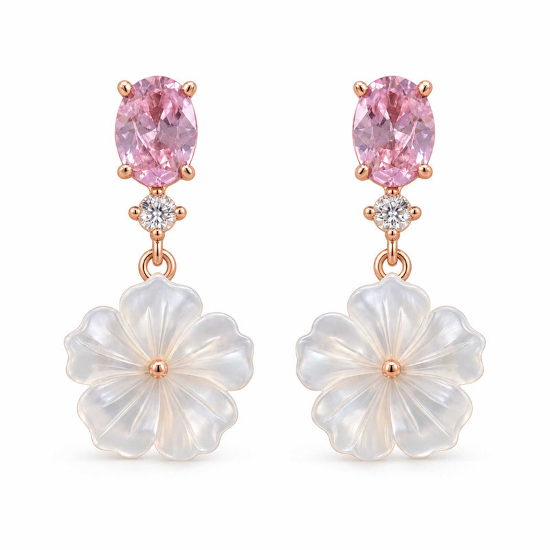Pink Bloom Earrings