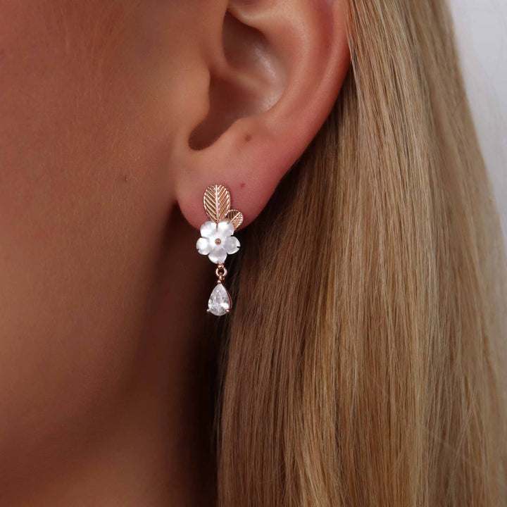 Leaf Drop Earrings
