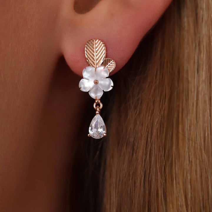 Leaf Drop Earrings