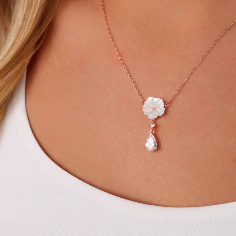 Crystal Drop Necklace