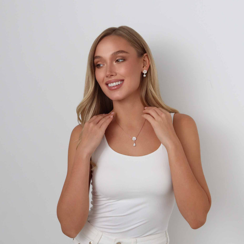 Crystal Drop Necklace