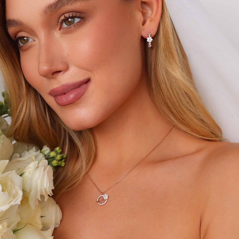 Lia Hoop Earrings Rose Gold