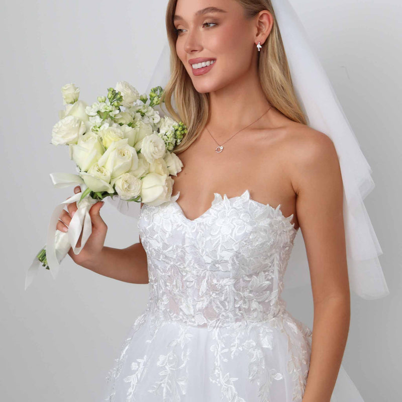 Lia Hoop Earrings Rose Gold