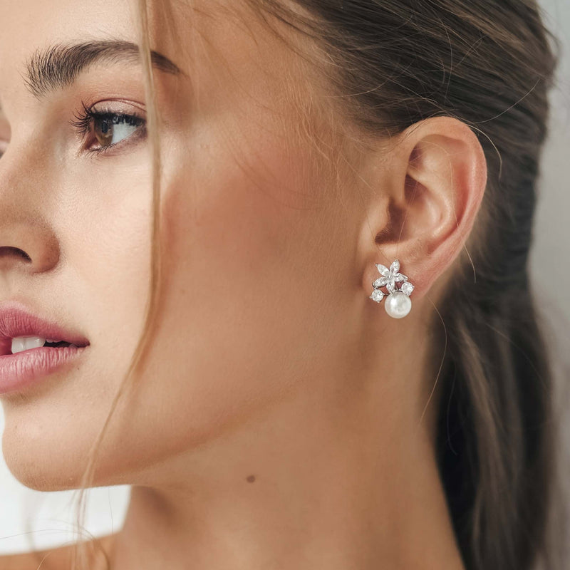 Fleur Bridal Silver Set